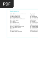 Dry Air Gas Properties