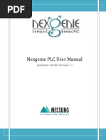 Nexgenie PLC User Manual