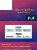 English Phonetics and Phonology