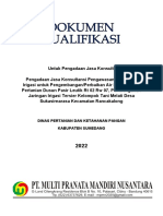 PQ Pengawasan Bangunan Irigasi Untuk Pengembangan Perbaikan Air Irigasi