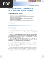 Oxigenoterapia y Dispositivos de Administración de O2 (Lic. Roger Rodrigues La Moglie - Lic. Bárbara Ferreyra)