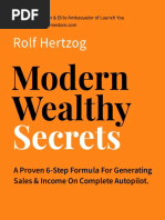 Modern Wealthy Secrets (Orange Edition)