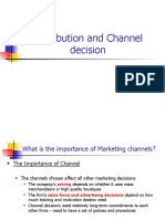 Distribution and Channel Decision