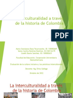 Interculturalidad en Colombia Linea de Tiempo