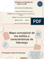 Evidencia 3 - Mapa Conceptual de Los Estilos y Caracteristicas de Liderazgo