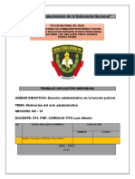 Trabajo Individual Derecho Administrativo en La Funcion Policial