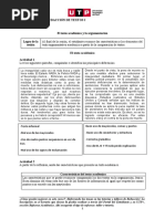 S01-s1-Texto Académico y La Argumentación