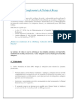 Seguro Complementario de Trabajo de Riesgo