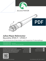 Julius Mayer Funk Rollladenmotor jm35 jm45