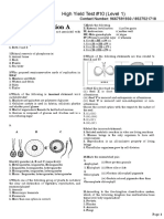 High Yield Test #10 (Level 1)