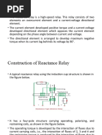 Reactance Relay