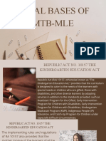 Legal Bases of Mtb-Mle