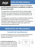 Respuesta en Frecuencia