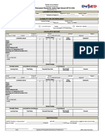 School Form 10 SF10 Learners Permanent Academic Record For Junior High School