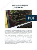 Historia de Los Lenguajes de Programación