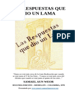 1977 Las Respuestas Que Dio Un Lama Samael Aun Weor