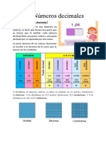 Los Números Decimales 5 To Grado