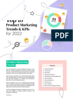 Top 10 Product Marketing Trends KPIs For 2022