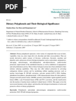 Dietary Polyphenols and Their Biological Significance: Molecular Sciences