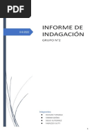 Informe de Indagación 2