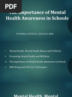 Mental Health Awareness in Schools