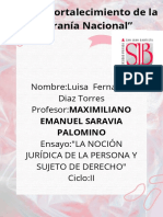 Año Del Fortalecimiento de La Soberanía Nacional