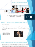 Riesgo y Materialidad de Auditoria Operativa 3