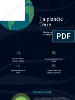 La Planète Terre Enseignement Scientifique