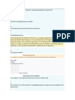 El Ideal de Los Derechos Humanos Surge Principalmente A Partir de