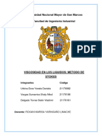 INFORME DE FÍSICA - Viscosidad