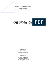 ORIF Writen Output