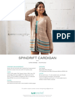 Spindrift Cardigan: Finished Measurements Notions