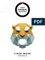 World Animal Protection TigerMask PaperCraft