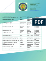 Jadwal Praktek Dokter Spesialis