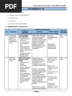 1° Grado - Actividad Del Dia 06 de Mayo