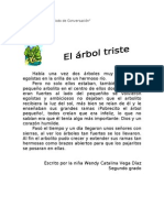 Cuento Àrbol Triste, Letra