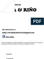 Carta Vinos Alba & Riño