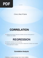 Correlation and Regression