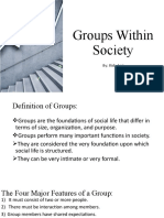 Groups Within Society