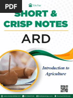 Short and Crisp Notes - Introduction To Agriculture Lyst3889