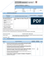 Sesión de Aprendizaje #1 Unidad: 2 I. Datos Informativos