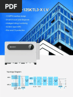 Datasheet Growatt MAX 100 125KTL3 X LV