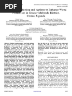 Challenges Affecting and Actions To Enhance Wood Production in Greater Mubende District, Central Uganda