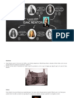 Inforgrafia Isaac Newton