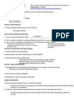 DNA Extraction Lab Sheet