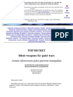 Documento Encontrado en Fotocopiadora IBM en Subasta Militar en EEUU