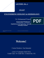 Lecture - 1 Introduction - To - Engg. - Geology - Seismology