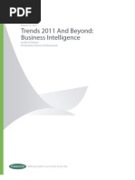 Forrester Trends 2011 and Beyond Business Intelligence