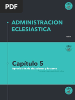 Clase 3 - Administración Eclesiástica