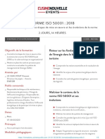 NORME ISO 50001: 2018 NORME ISO 50001: 2018: 2 Jours, 14 Heures 2 Jours, 14 Heures